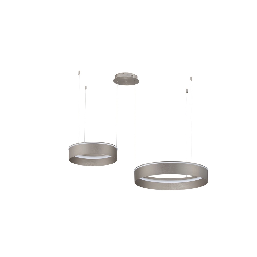 Moderne Pendellampe Olivia Doppelnickel Lyora 5212017494276
