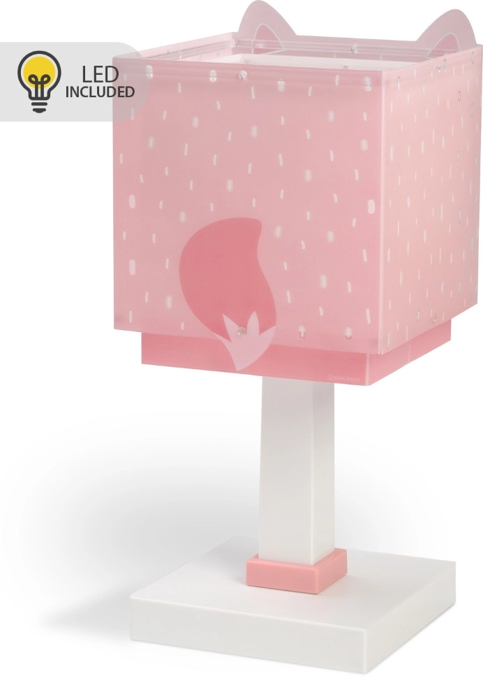 Tischlampe Fox rosa Dalber 8420406002552