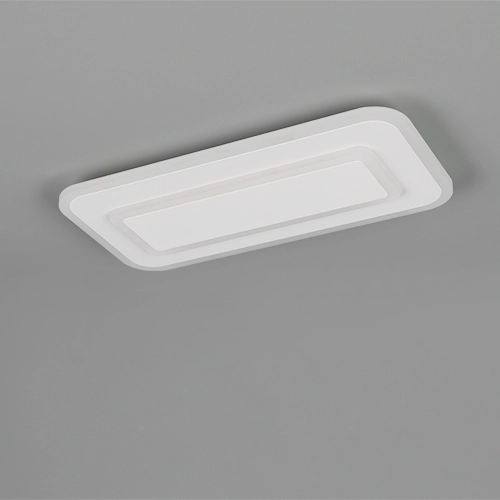 Moderne Deckenlampe Riva Weiß 40cm Trio 4017807682939
