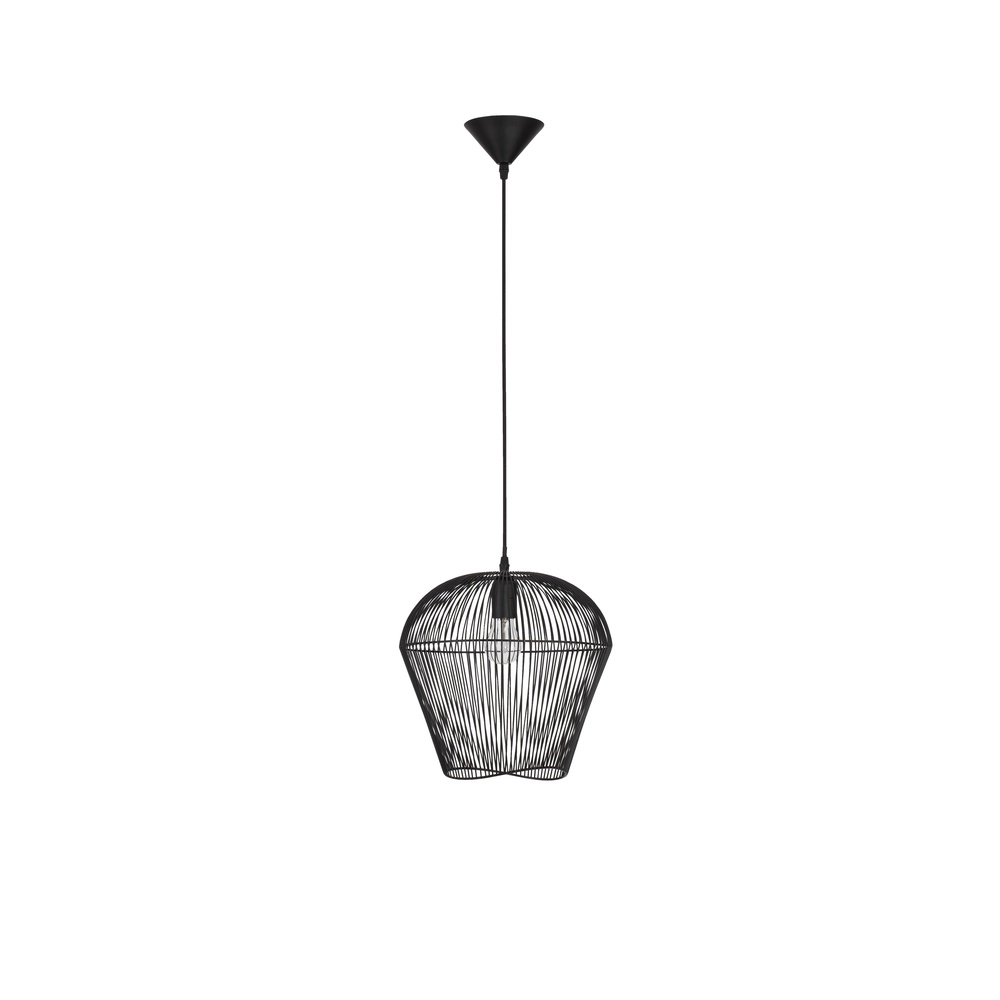 Böhmische Pendelleuchte Bredo Ø 31,5cm schwarz Lyora 5212017438911