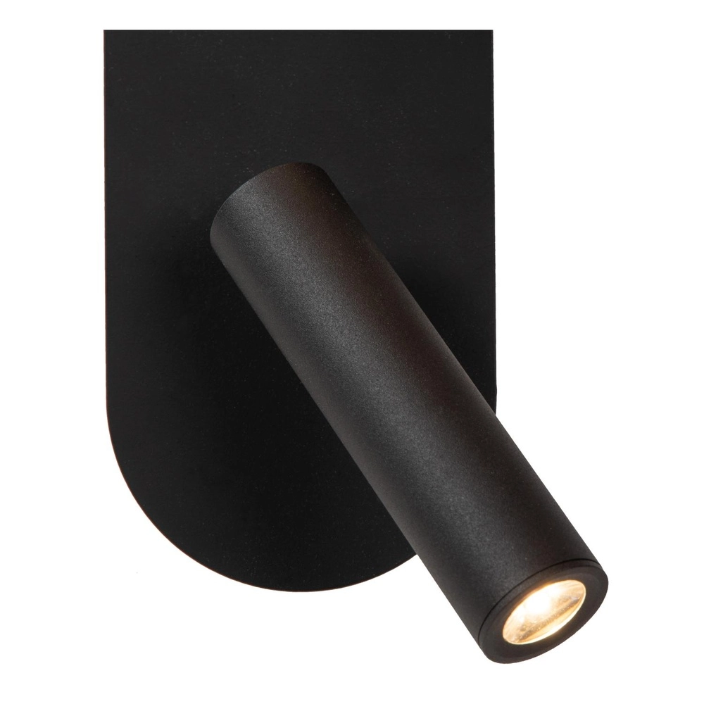 Nachttischlampe Kelly Schwarz Lucide 5411212771407