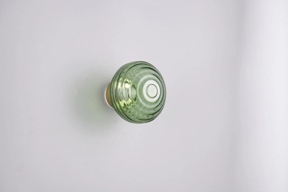 Wandleuchte Earl Grünes Glas Wiederaufladbar Trio 4017807643459
