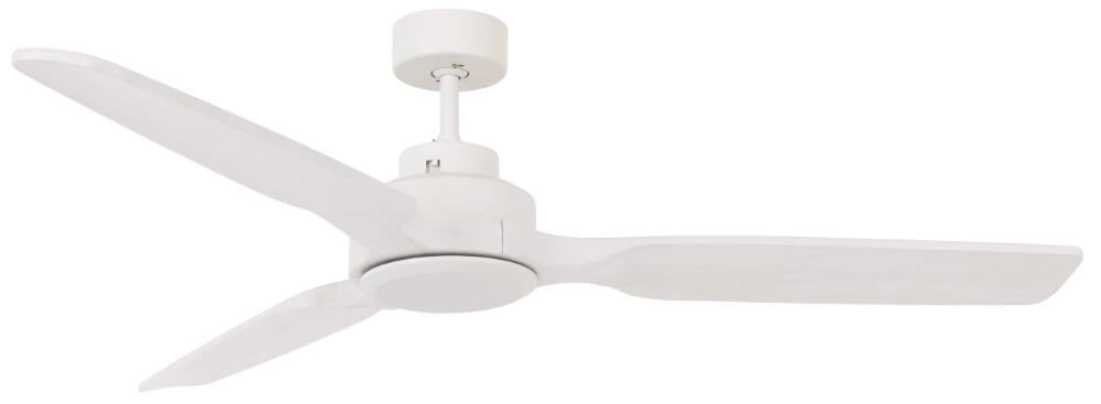 Deckenventilator aus weißem Holz Shoalhaven Ø 142cm