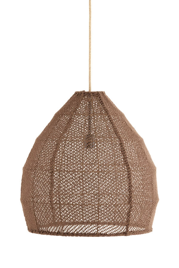 Japandi Pendelleuchte Makassar braun Ø 50cm Light & Living 8717807706463