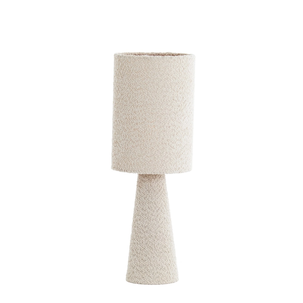 Boucle-Tischlampe Micky 58 cm – Sand