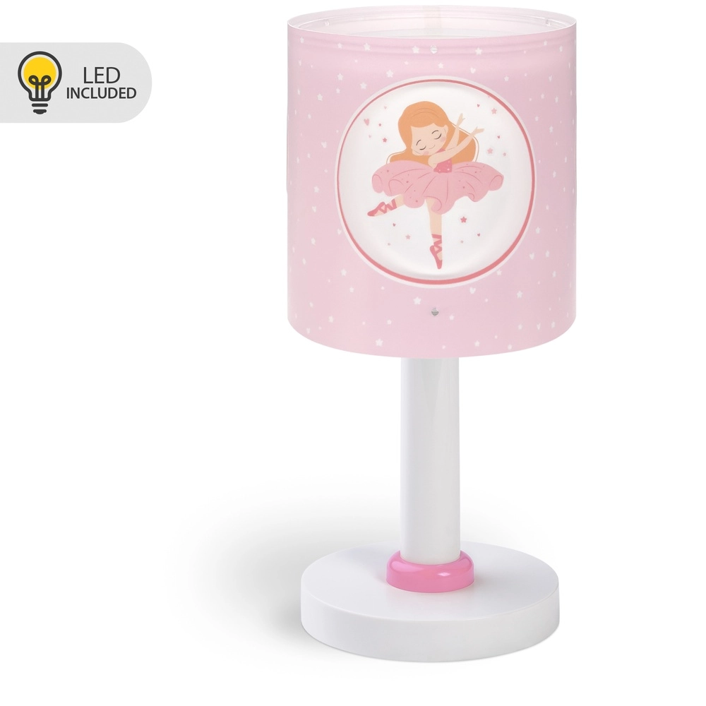 Tischlampe Princess Dance Pinkes Leuchten im Dunkeln Dalber 8420406609119