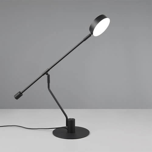 LED-Schreibtischlampe Manduro Schwarz Trio 4017807615999