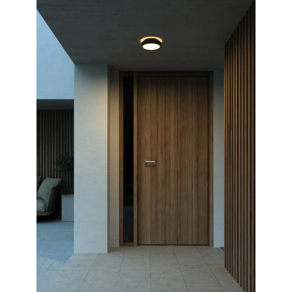 Design-Wandleuchte Oliver schwarz rund Nordlux 5704924011009