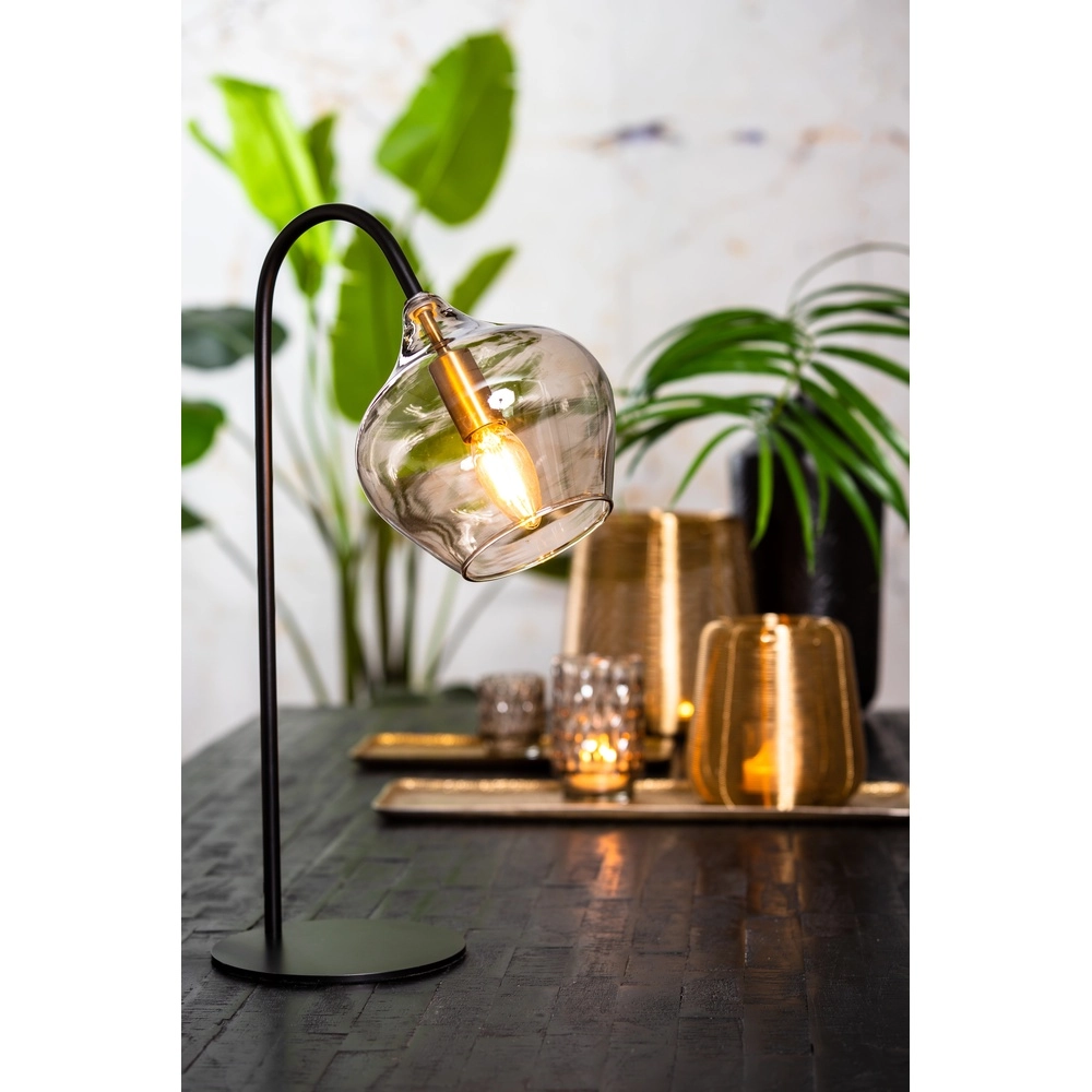 Tischlampe Rakel Schwarz Light & Living 8717807303181
