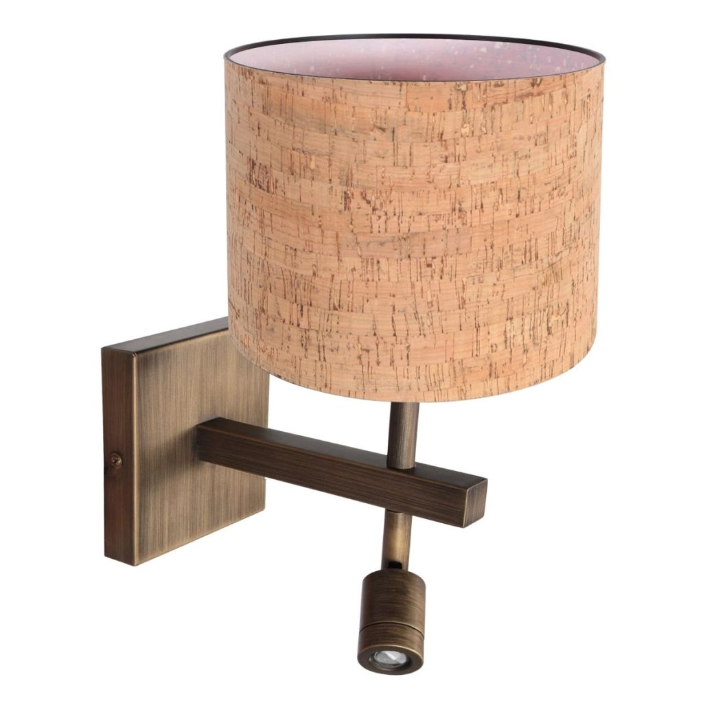 Wandlampe Stang mit Korkkappe