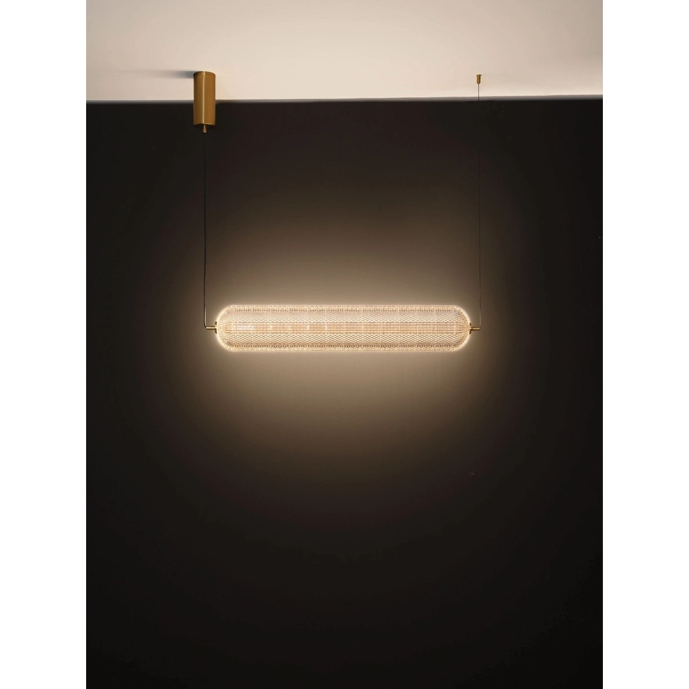 Einzigartige Pendellampe Klelia Horizontales Gold Lyora 5212017452696