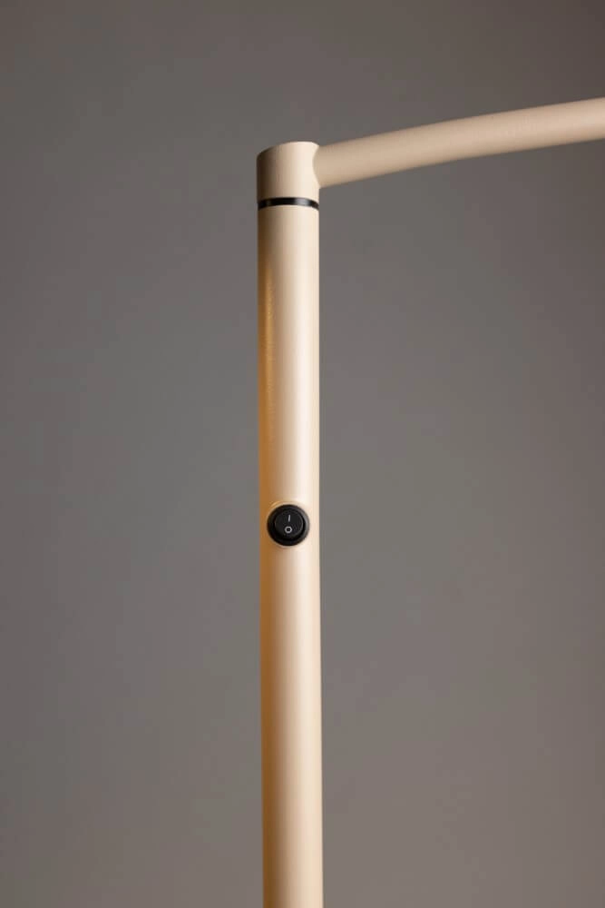 Stehlampe Marvis sandfarbenes Design ETH 8720195307051