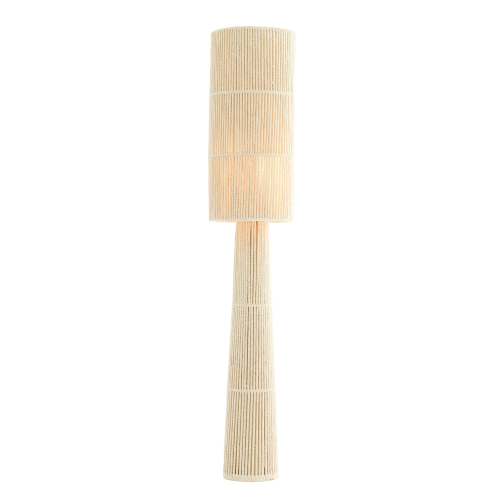 Sand-Bodenlampe Michiel 160 cm – Chenillecreme Light & Living 8717807786151