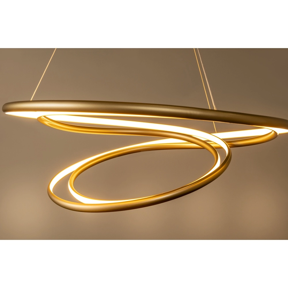 Design-Pendellampe Sardana Ø 80 cm golden Premium by Lucide 5411212520890