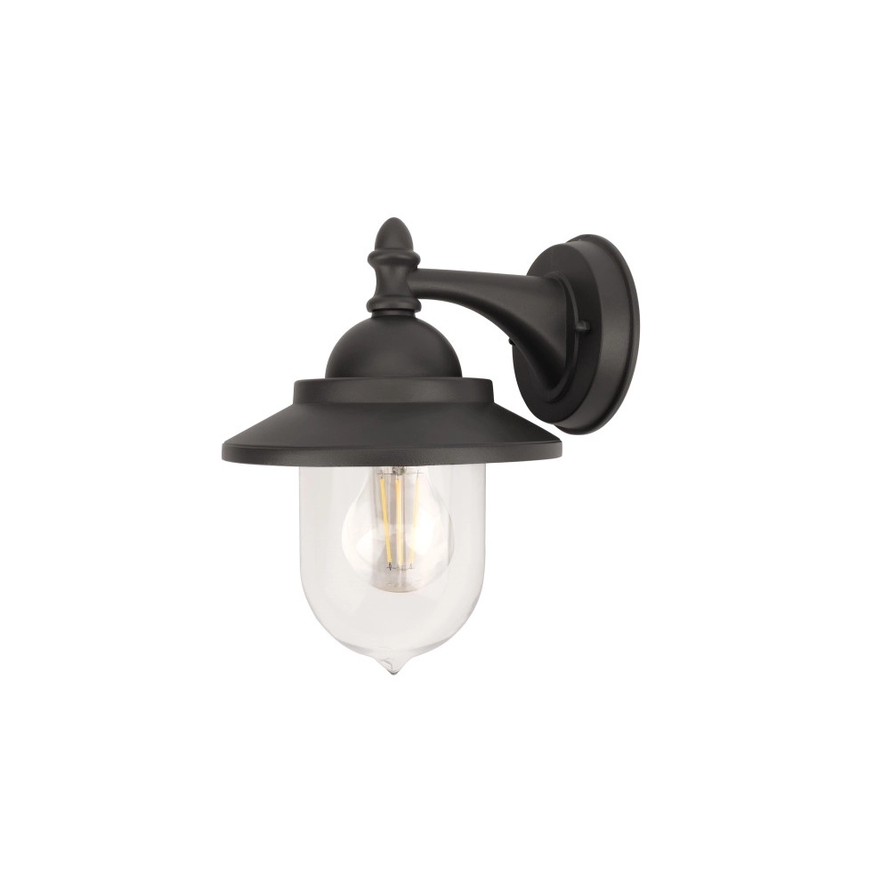 Klassische Außenlampe Assen 1x E27 – Anthrazit
