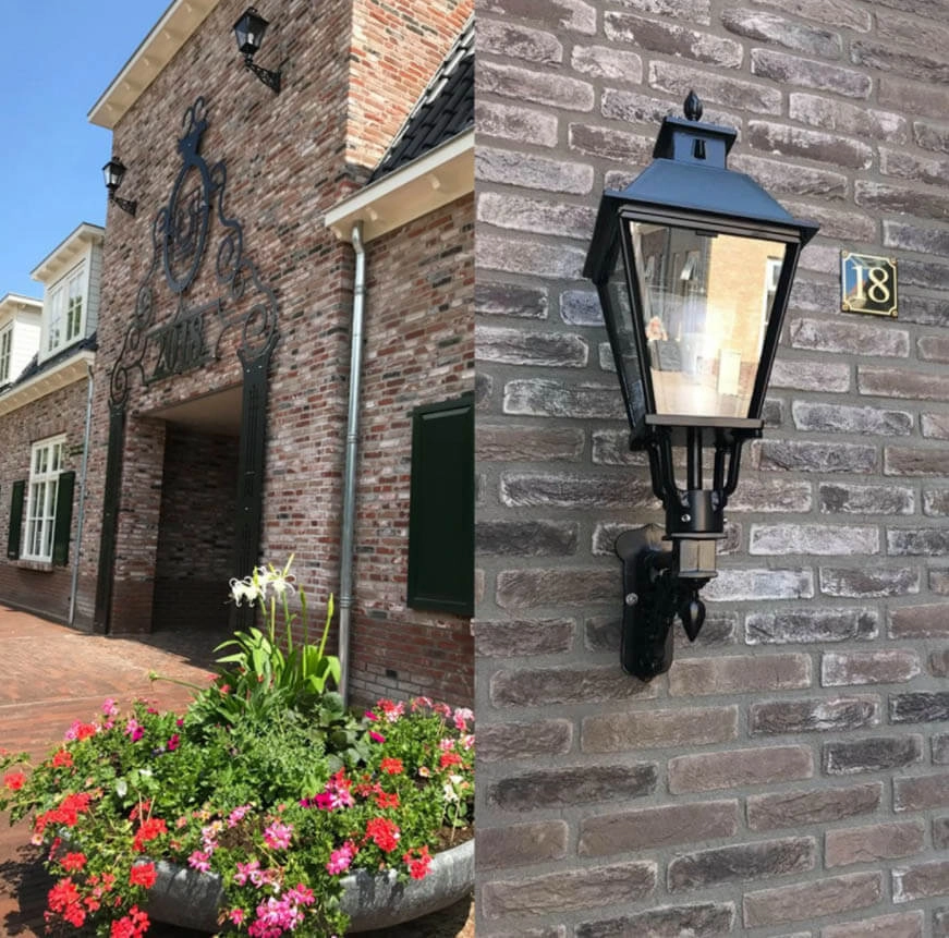 Außenlampe Katwijk L Altholländisch - Schwarz KS 8714732136044