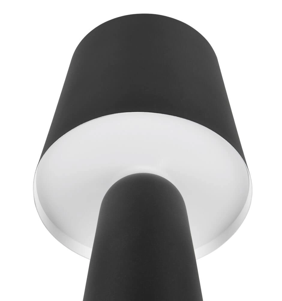 Nachttischlampe Nubian Schwarz Trio 4017807616132
