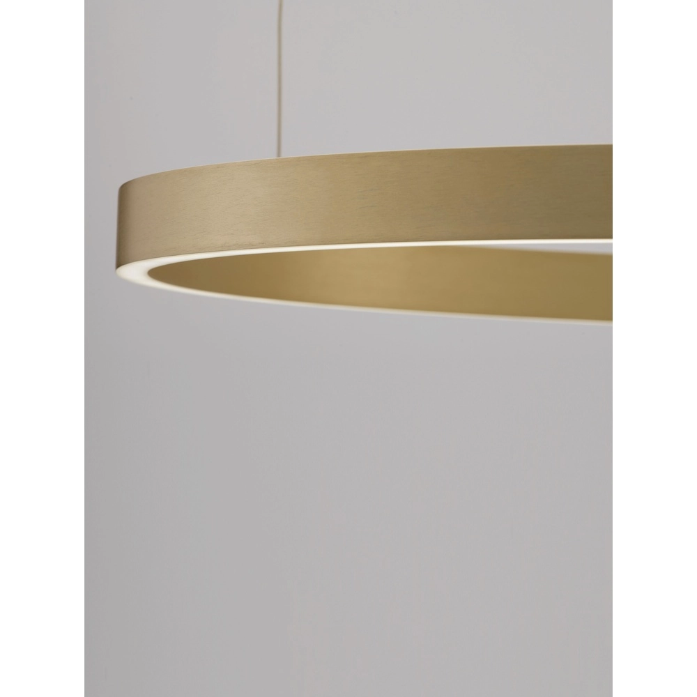 Goldene Pendelleuchte Elowen Ausführung Ø 80cm Lyora 5212017439109