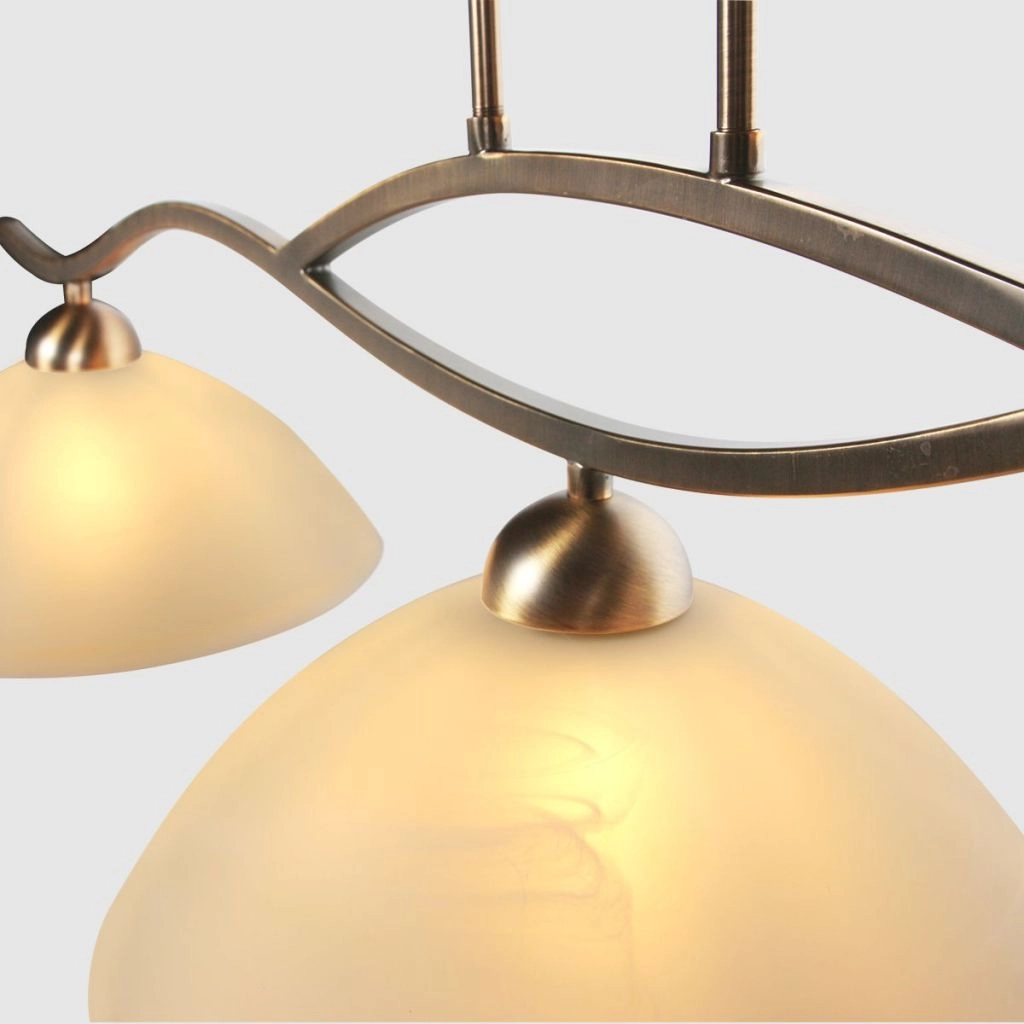 Klassische Pendellampe Anthea 3-Licht Bronze Steinhauer 8712746180213