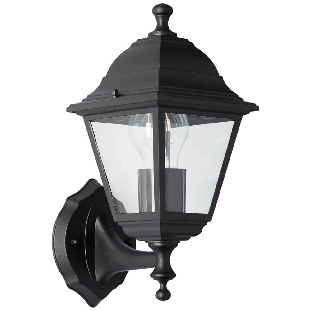Schwarze Wandlampe Nissie hoch Brilliant 4004353356506