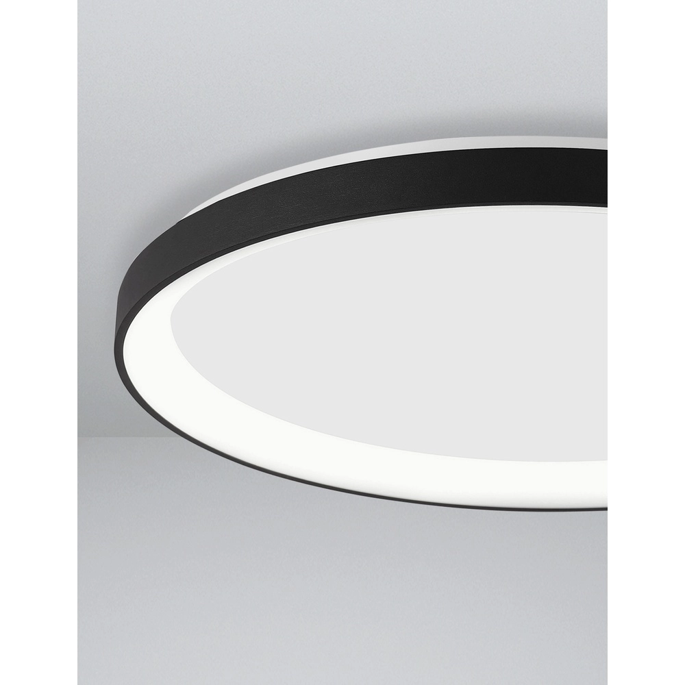 Design-Deckenleuchte Pertino Ø 58cm schwarz Lyora 5212017446015