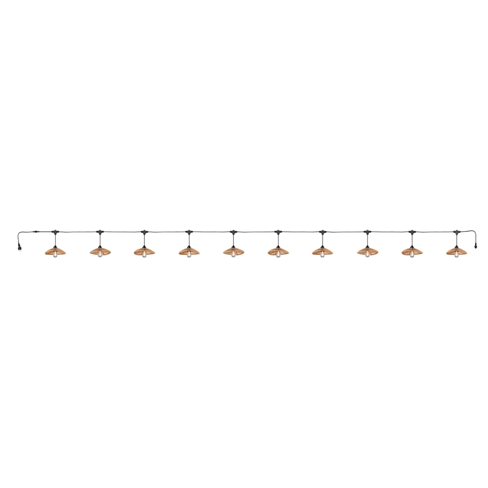 Lichterketten Chain Schwarz mit Braun 600 cm Trio 4017807697612