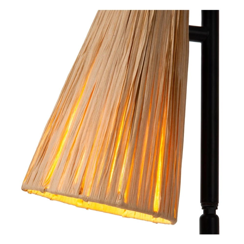 Einzigartige Tischlampe Bensen Holz Lucide 5411212051646
