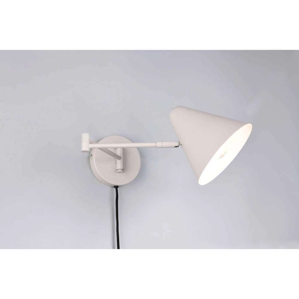 Design-Wandleuchte Cosima grau Trio 4017807660036