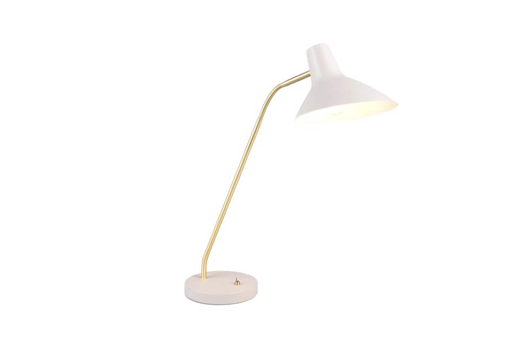 Schlanke Schreibtischlampe Traveller Weiß Trio 4017807613728