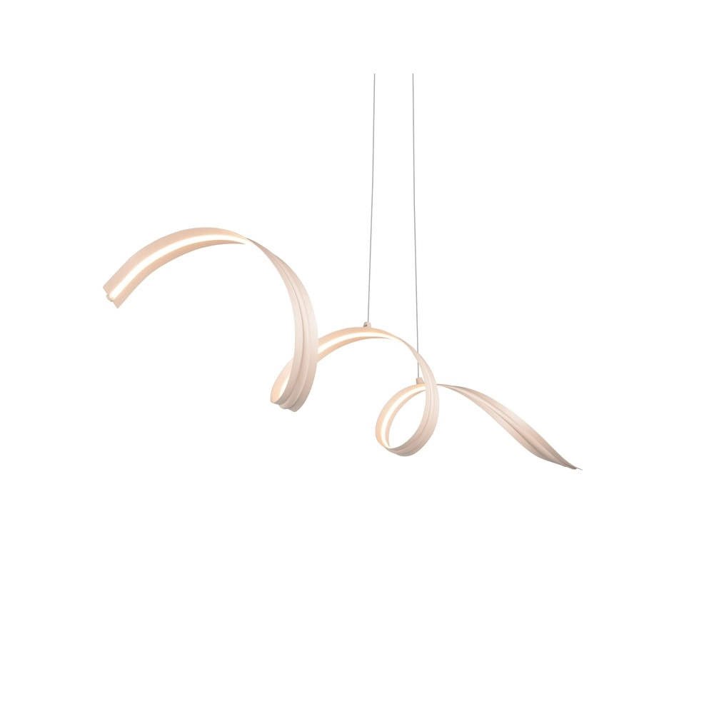 Moderne Pendellampe Tivor Sandbraun Trio 4017807706314