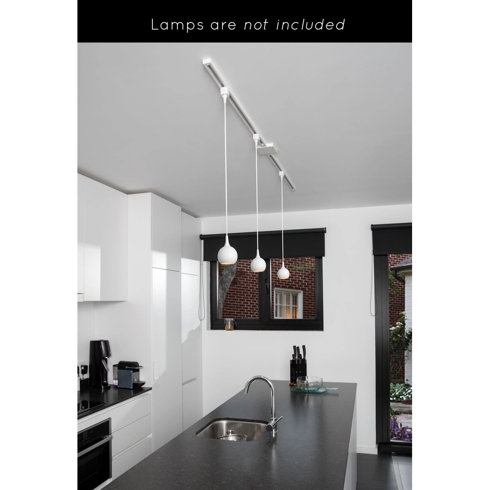 Starter-Set für Schienenbeleuchtung Track Einphasenweiß Lucide 5411212093707