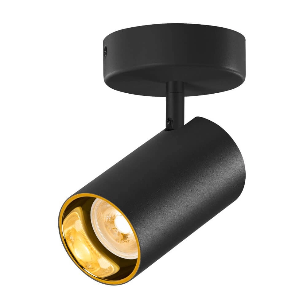Aufbaustrahler Asto Tube schwarz - 1x GU10 SLV 4024163266178