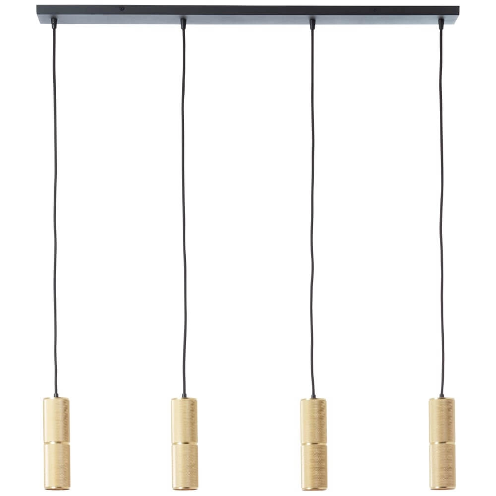 Hängelampe mit 4 Leuchten Marty Gold Brilliant 4004353438332