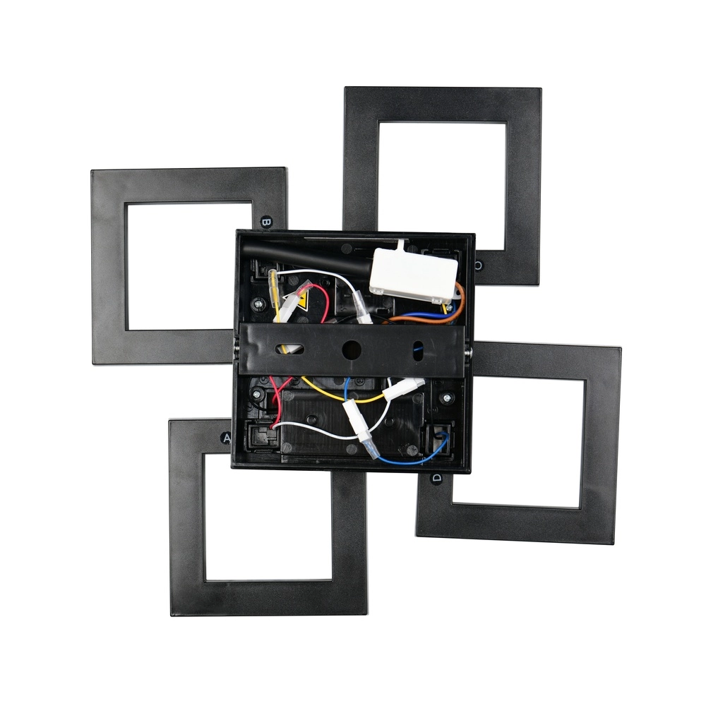 Design-Deckenlampe Cemi Schwarzes Quadrat Trio 4017807704334