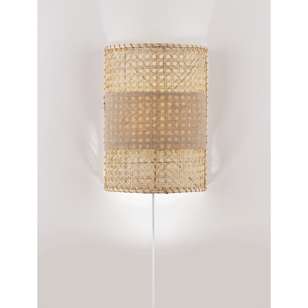 Wandleuchte Lum Rattan Lyora 5212017452931