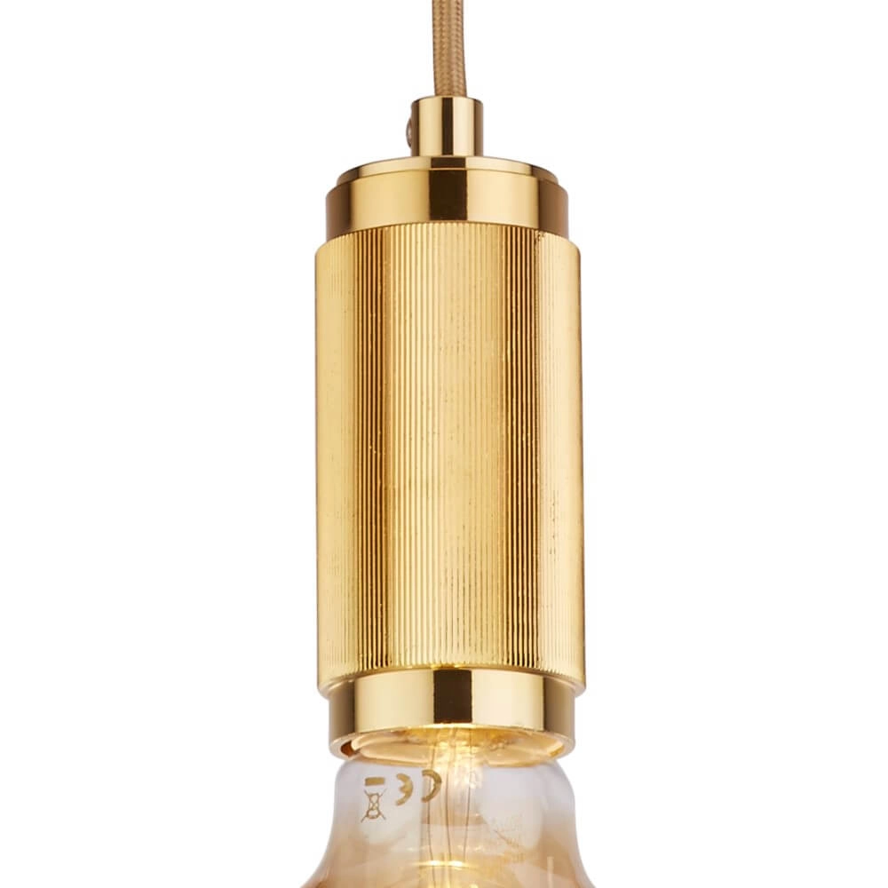 1-flammige Hängelampe Suspension Gold Searchlight 5053423243702