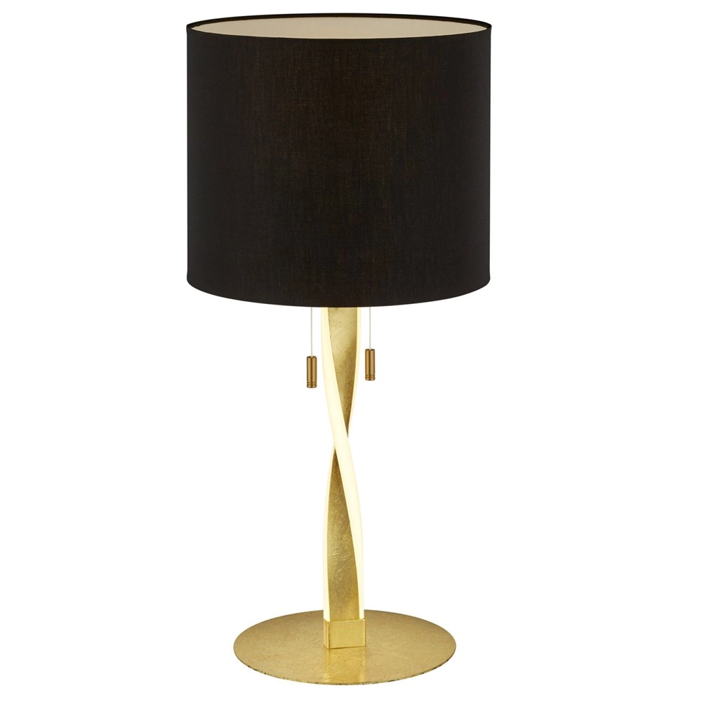 Tischlampe Nandor 62cm Gold