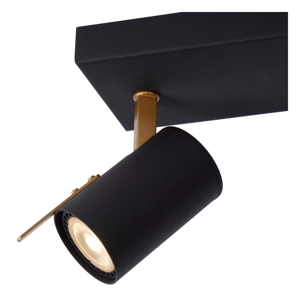 Deckenlampe Grony 2-Licht Schwarz Lucide 5411212176905