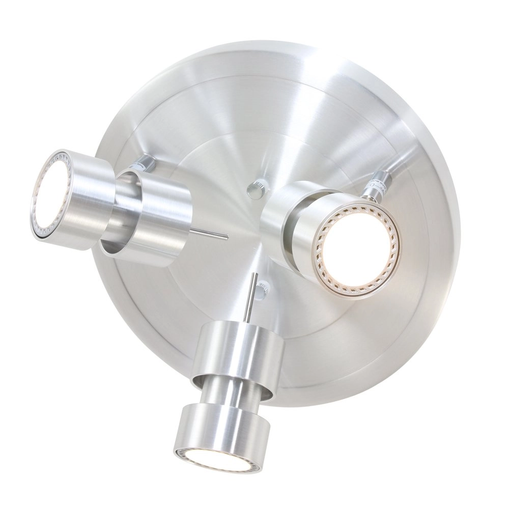 LED-Deckenstrahler Natasja Led 3-leichter grau