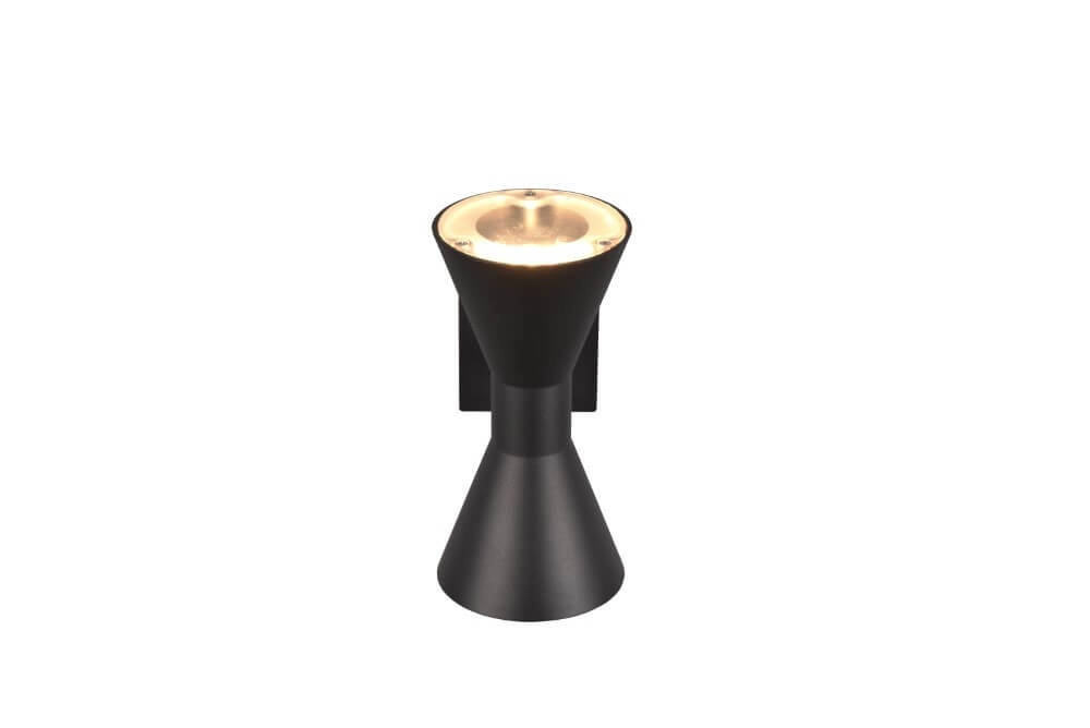 Wandlampe Ardas Schwarz Trio 4017807564044