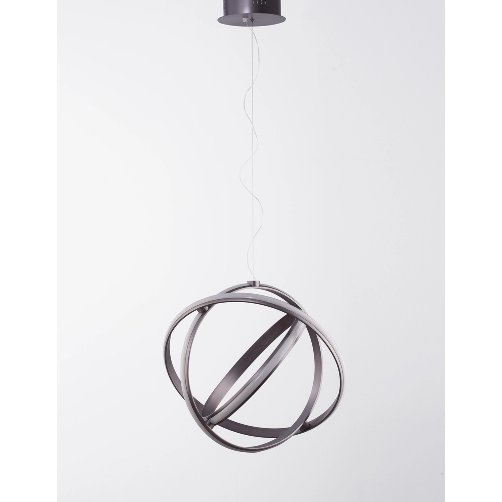 Pendelleuchte Pertone S Ø 50cm schwarz mit lila Glanz Lyora 5212017419699