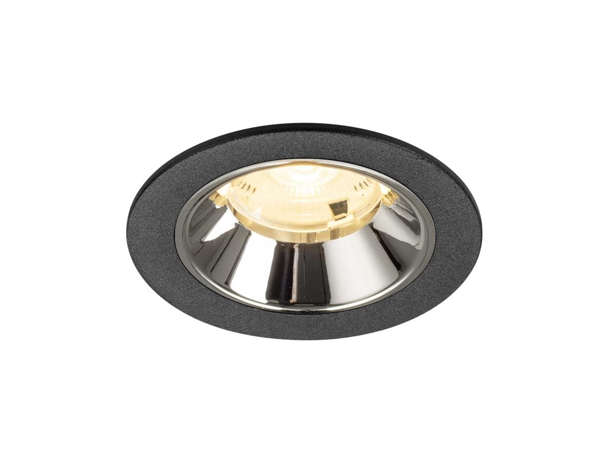 Einbau-Strahler Numinos S Schwarz/Chrom 3000K - 20gr SLV 4024163313018