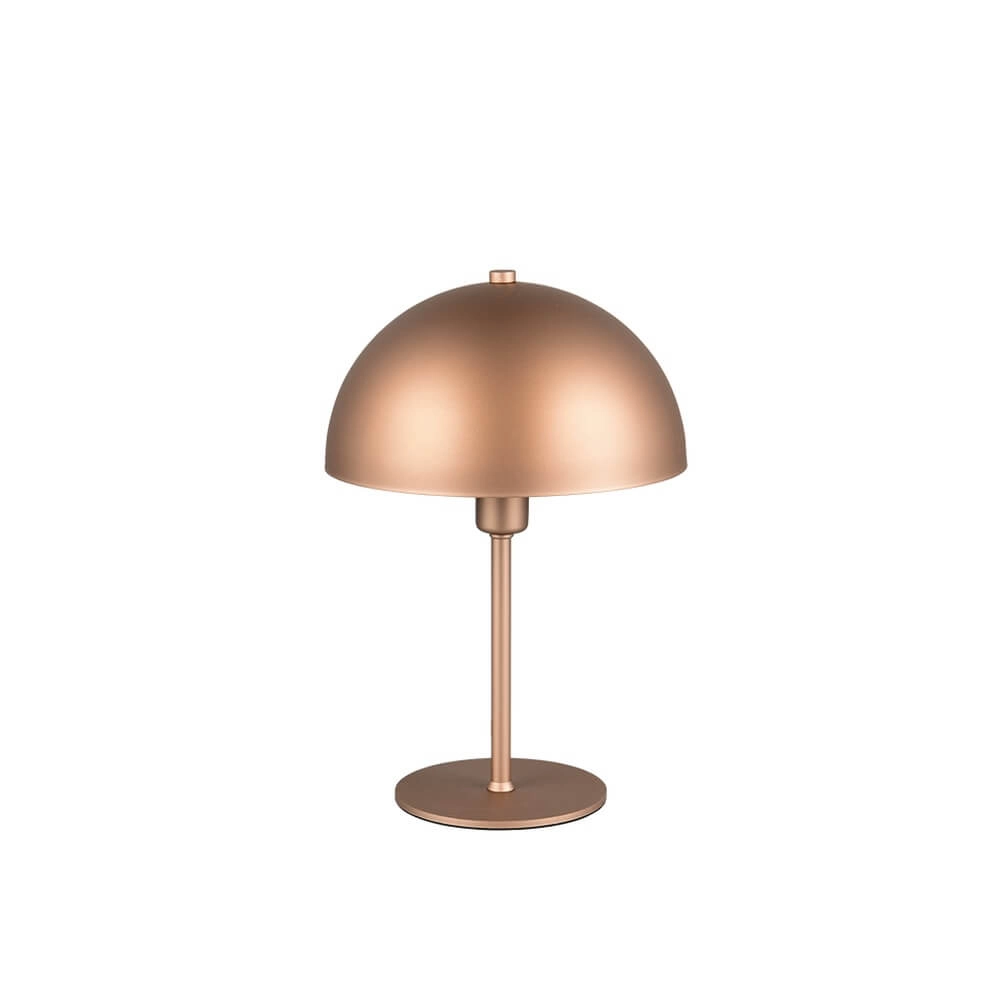 Design-Tischleuchte Nola kaffeebraun Ø 20cm Trio 4017807633924