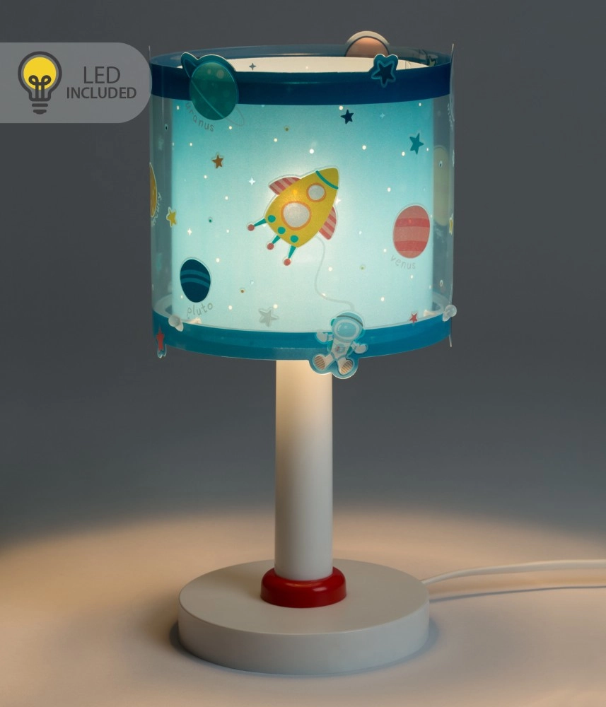 Tischlampe Planets Blau für Kinderzimmer Dalber 8420406002231