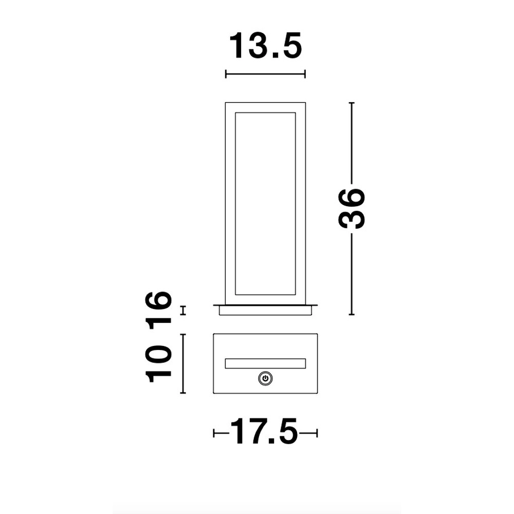 Tischlampe Wenna schwarz 153cm Lyora 5212017424532