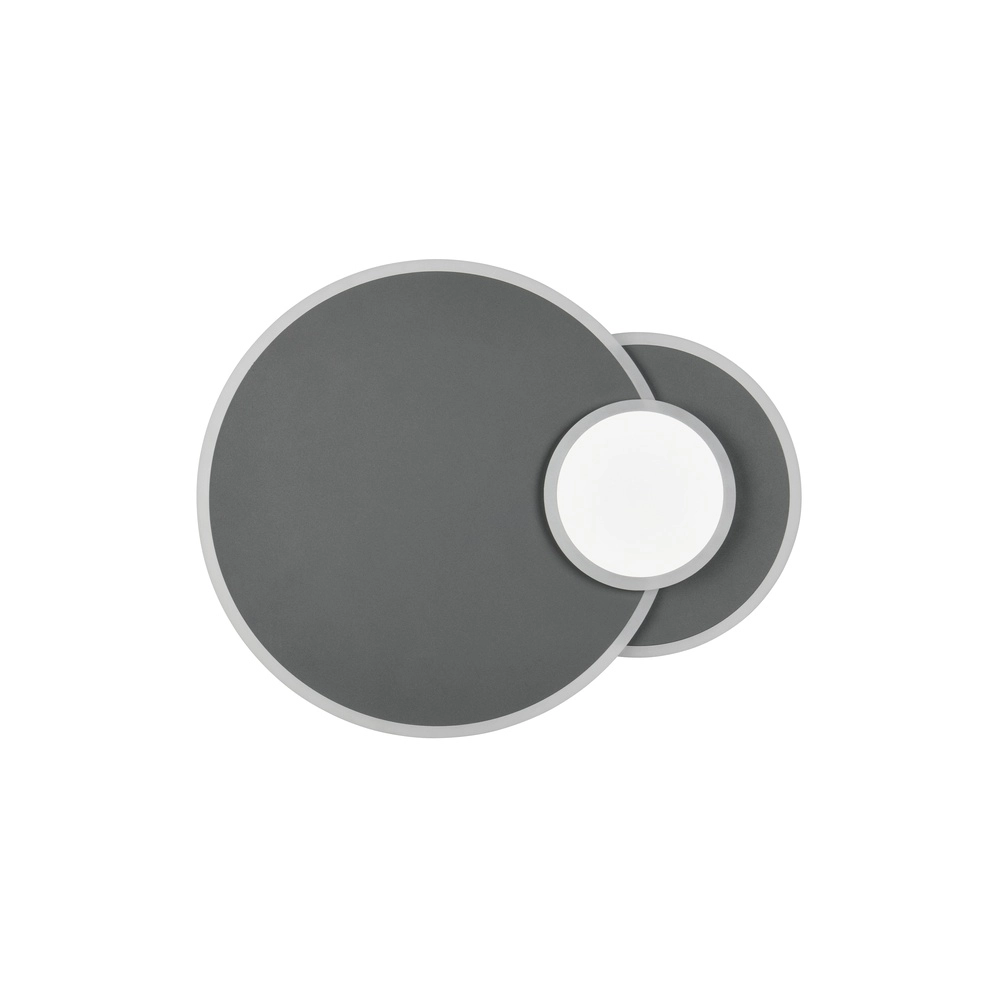 Runde Deckenlampe Serea Schwarz Trio 4017807703818