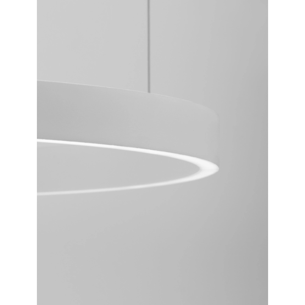 Design-Pendelleuchte Elowen weiß Ø 80cm Lyora 5212017439086