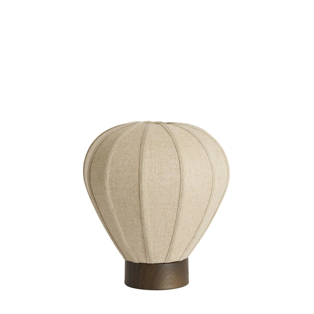 Tischlampe Kyzo Ø 35cm japandi braun