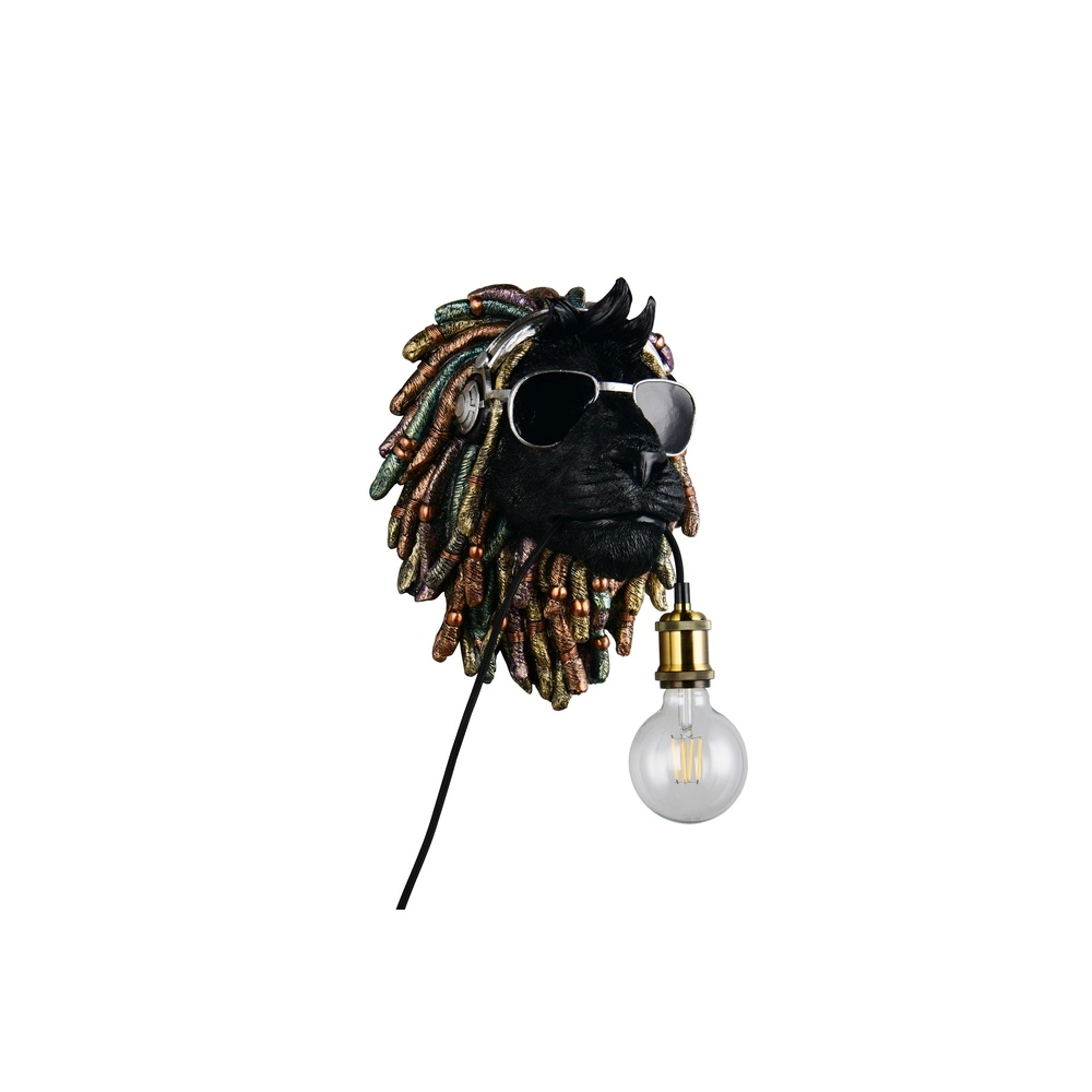 Wandleuchte Leo schwarz Trio 4017807677911
