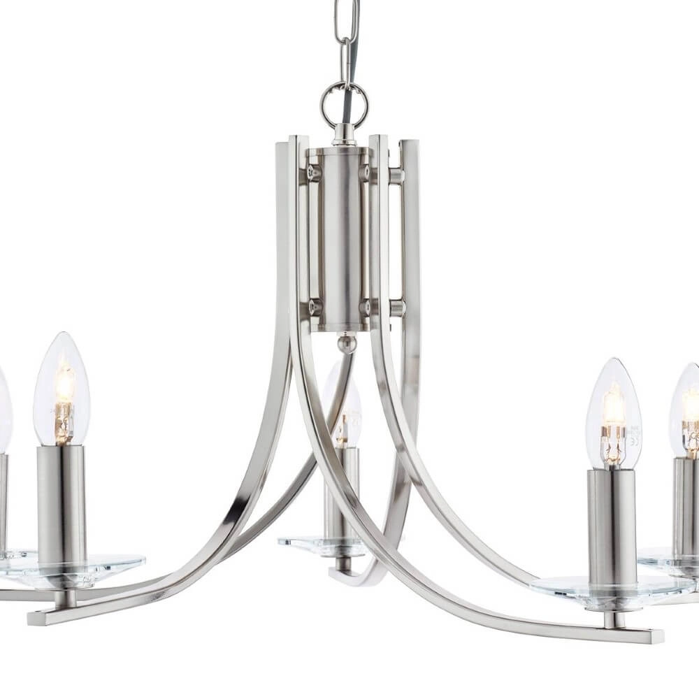 Hängelampe aus Chrom Ascona Ø 62cm Searchlight 5053423049915